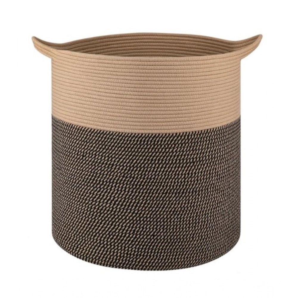 Generic Cotton 12x14 Inch -Storage Basket For Clothes (Dark Brown) Main image