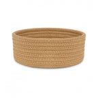 Generic Cotton 8x3 Inch Round 1 Pcs Bedside Organizer (Beige)