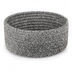 Generic Cotton 8x3 Inch Kidi Round 1 Pcs Bedside Organizer (Black)