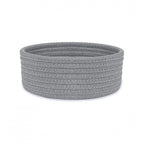 Generic Cotton 8x3 Inch Round 1 Pcs Bedside Organizer (Gray)