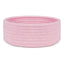 Generic Cotton 8x3 Inch Round 1 Pcs Bedside Organizer (Pink)