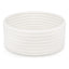 Generic Cotton 8x3 Inch Round 1 Pcs Bedside Organizer (White)