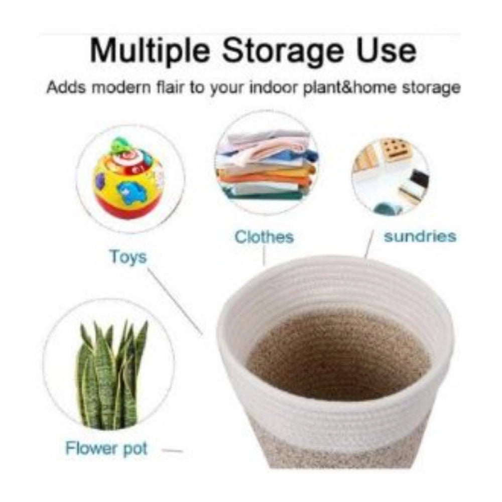 Generic Cotton Flower Pot (White Kidi) Secondary image