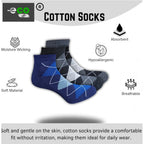 Generic 3_Pair Set Unisex Casual Cotton Printed Low Cut Socks (Multicolor)