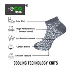 Generic 3_Pair Set Unisex Casual Cotton Printed Low Cut Socks (Multicolor)