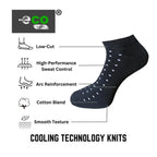 Generic 3_Pair Set Unisex Casual Cotton Printed Low Cut Socks (Multicolor)