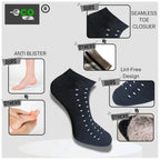 Generic 3_Pair Set Unisex Casual Cotton Printed Low Cut Socks (Multicolor)