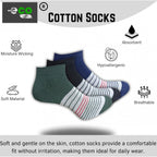Generic 3_Pair Set Unisex Casual Cotton Printed Low Cut Socks (Multicolor)