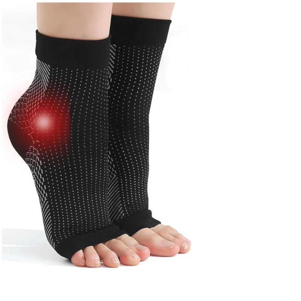 Generic 3_Pair Set Unisex Casual Cotton Printed Ankle Length Support Socks (Multicolor) Main image