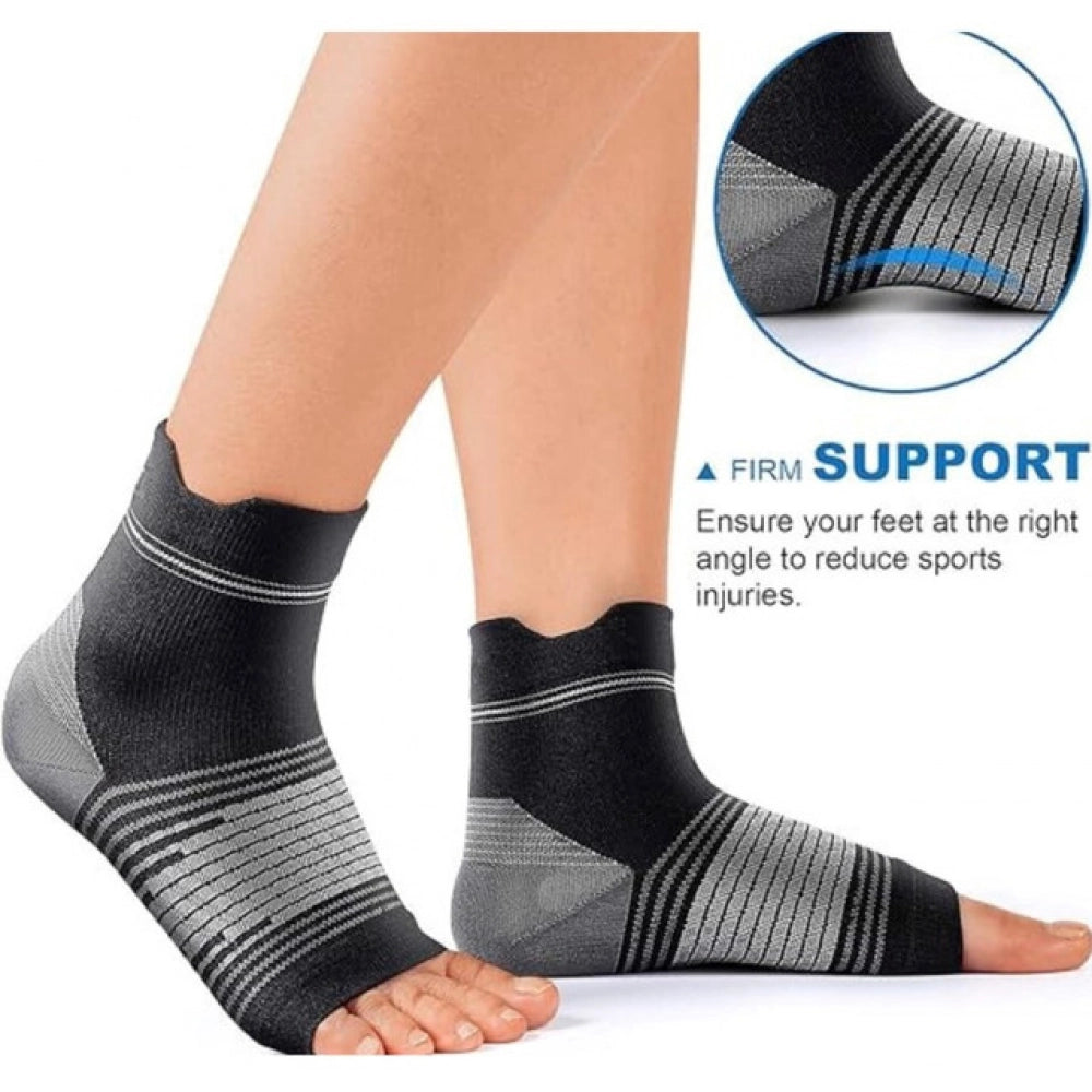 Generic 3_Pair Set Unisex Casual Cotton Printed Ankle Length Support Socks (Multicolor) Secondary image