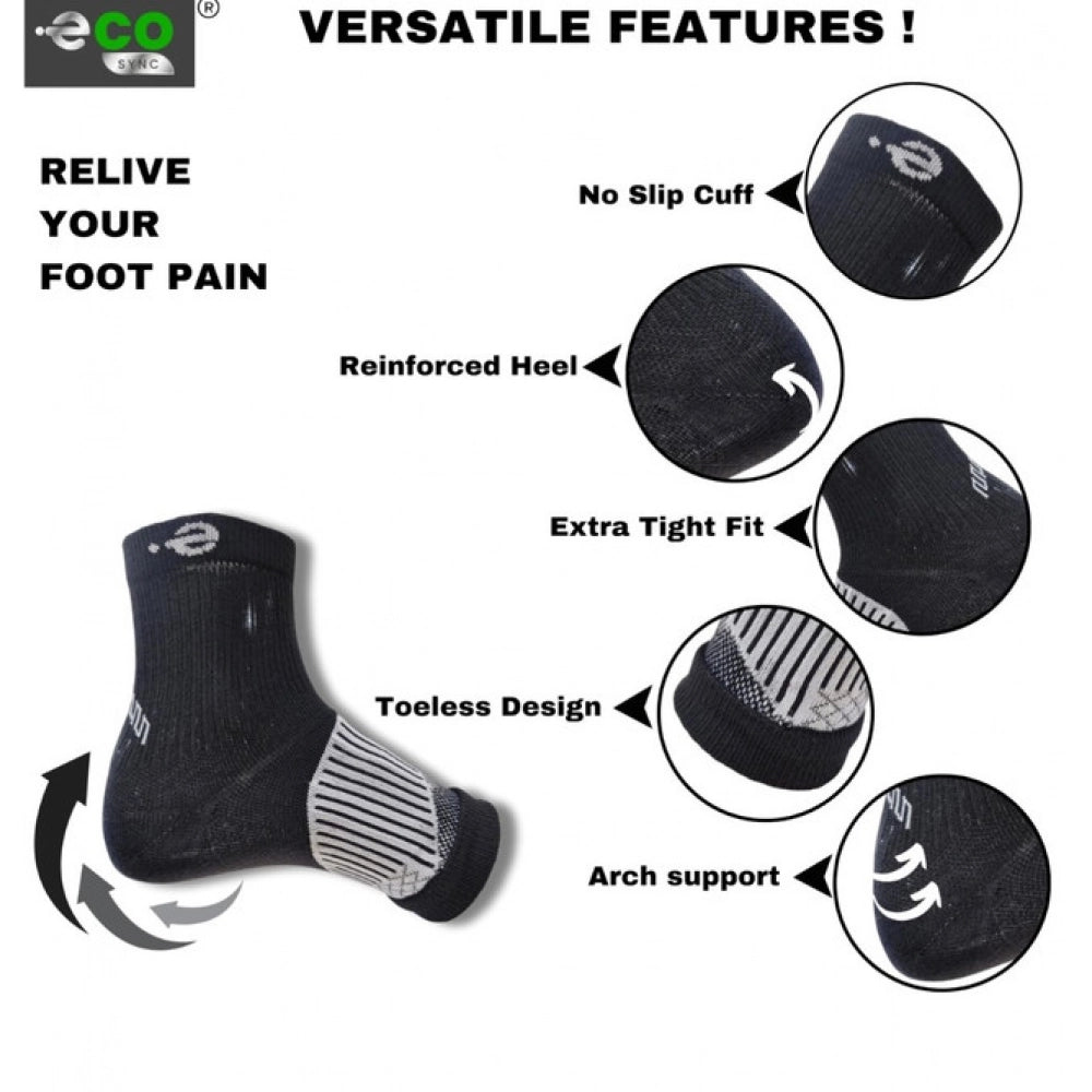 Generic 3_Pair Set Unisex Casual Cotton Printed Ankle Length Support Socks (Multicolor)