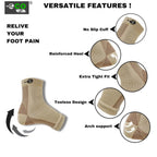 Generic 3_Pair Set Unisex Casual Cotton Printed Ankle Length Support Socks (Multicolor)