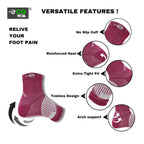 Generic 3_Pair Set Unisex Casual Cotton Printed Ankle Length Support Socks (Multicolor)