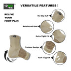 Generic 3_Pair Set Unisex Casual Cotton Printed Ankle Length Support Socks (Multicolor)