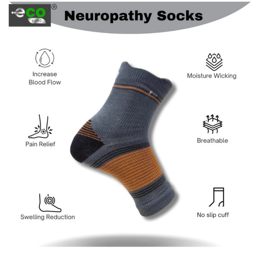 Generic 3_Pair Set Unisex Casual Cotton Printed Ankle Length Support Socks (Multicolor) Secondary image