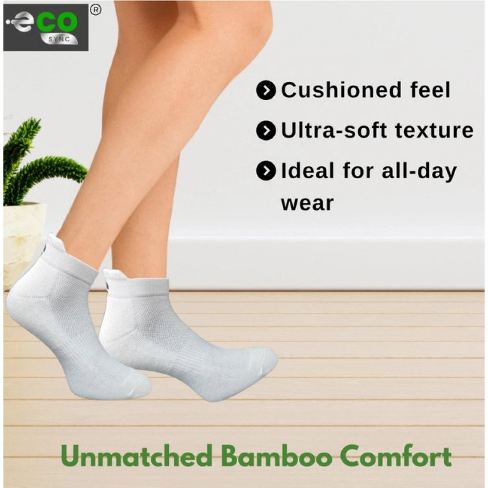 Generic 4_Pair Set Unisex Casual Cotton Printed Ankle Length Socks (Multicolor)