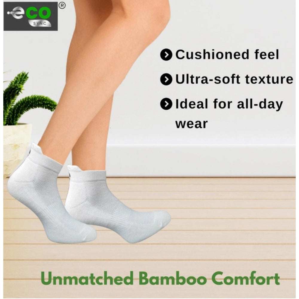 Generic 4_Pair Set Unisex Casual Cotton Printed Ankle Length Socks (Multicolor)