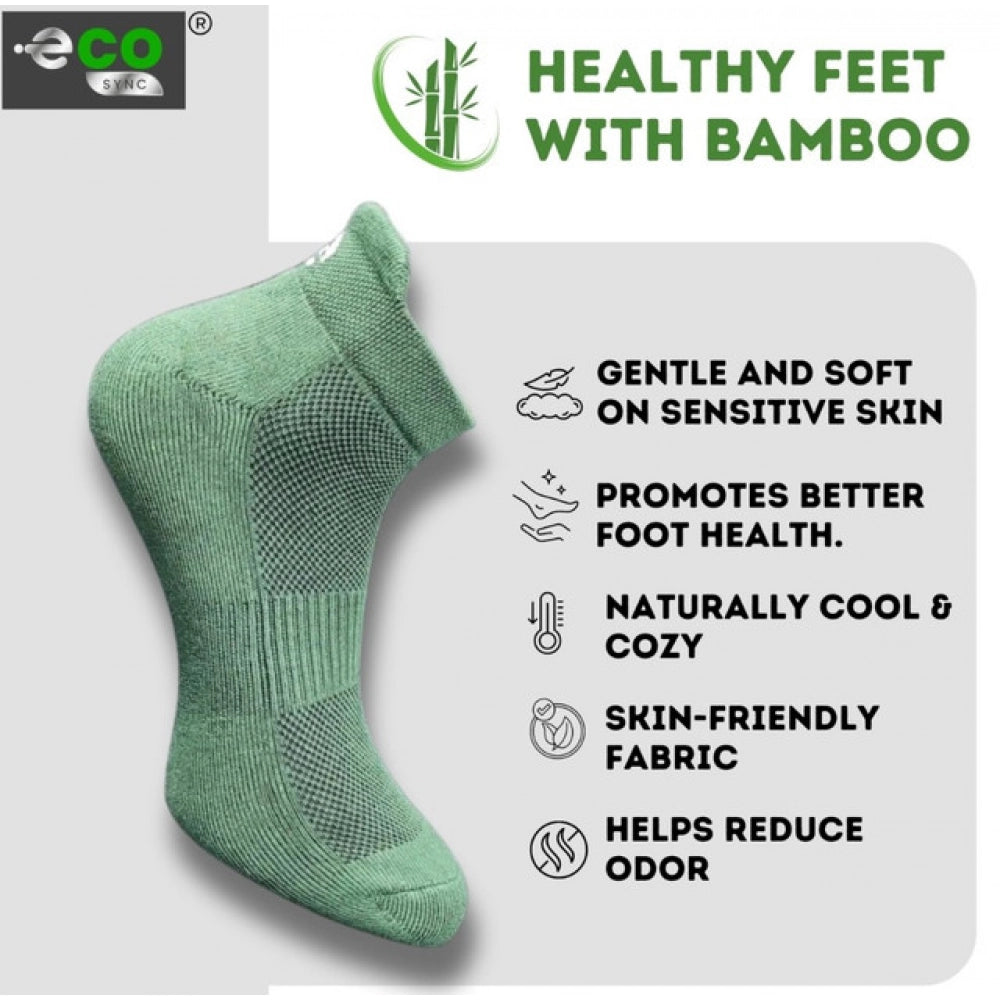 Generic 4_Pair Set Unisex Casual Cotton Printed Ankle Length Socks (Multicolor)