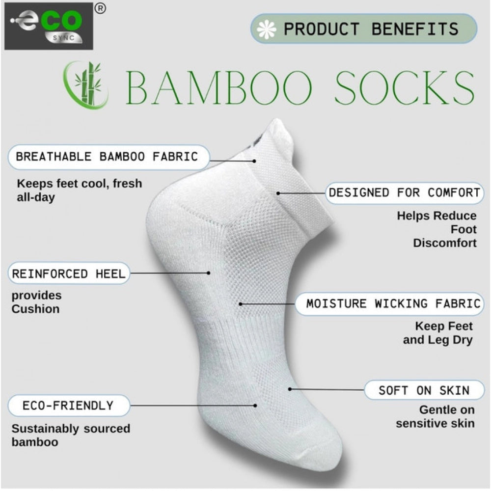 Generic 4_Pair Set Unisex Casual Cotton Printed Ankle Length Socks (Multicolor) Secondary image