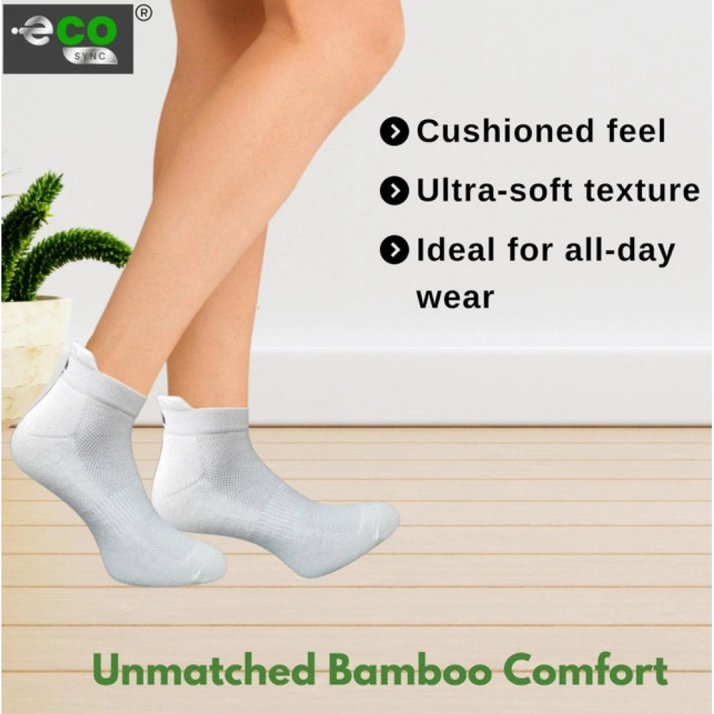 Generic 4_Pair Set Unisex Casual Cotton Printed Ankle Length Socks (Multicolor)