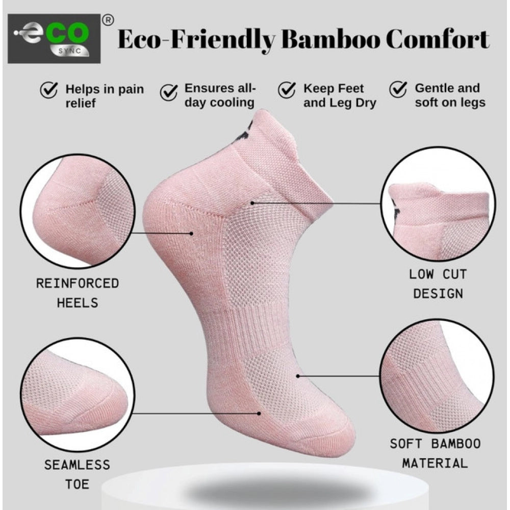 Generic 4_Pair Set Unisex Casual Cotton Printed Ankle Length Socks (Multicolor)