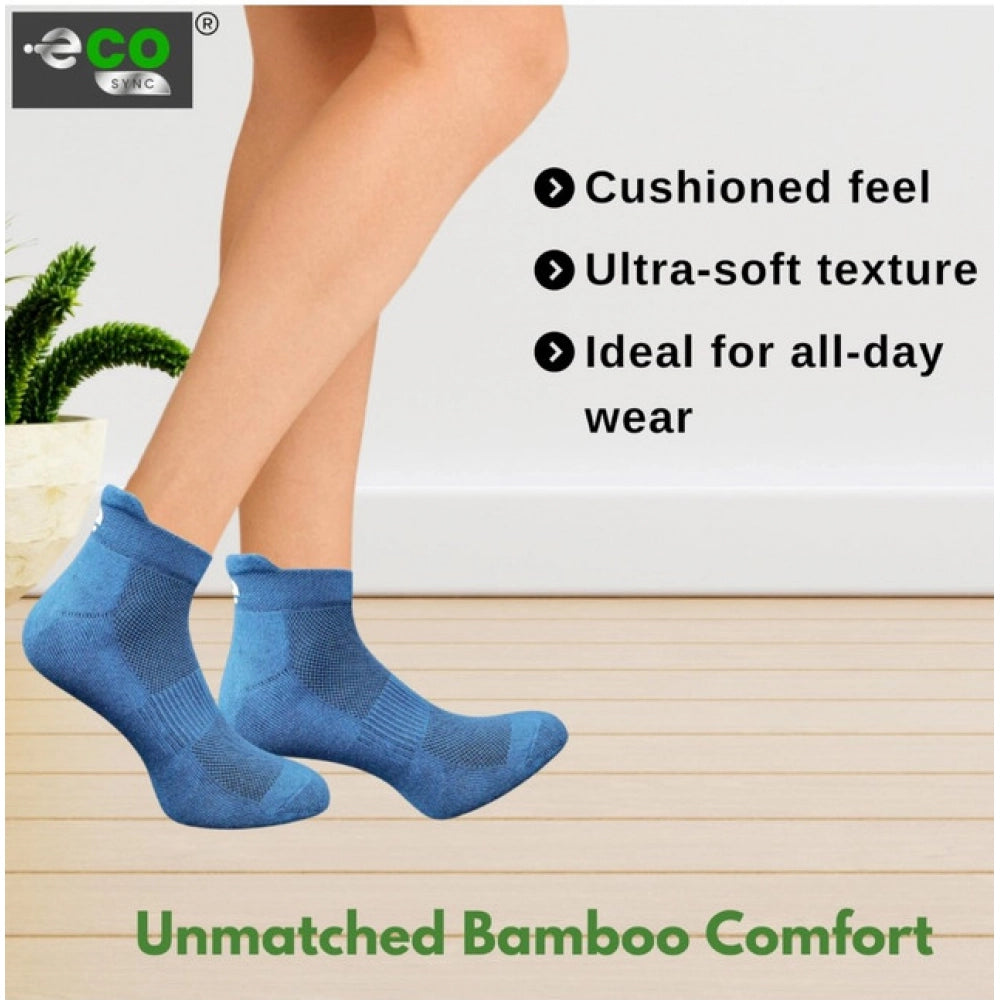 Generic 4_Pair Set Unisex Casual Cotton Printed Ankle Length Socks (Multicolor)