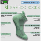 Generic 4_Pair Set Unisex Casual Cotton Printed Ankle Length Socks (Multicolor)