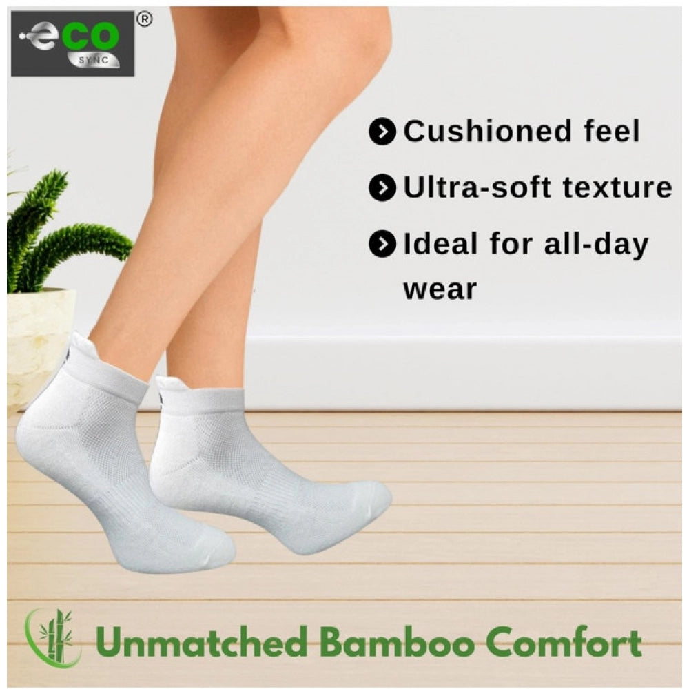 Generic 4_Pair Set Unisex Casual Cotton Printed Ankle Length Socks (Multicolor)