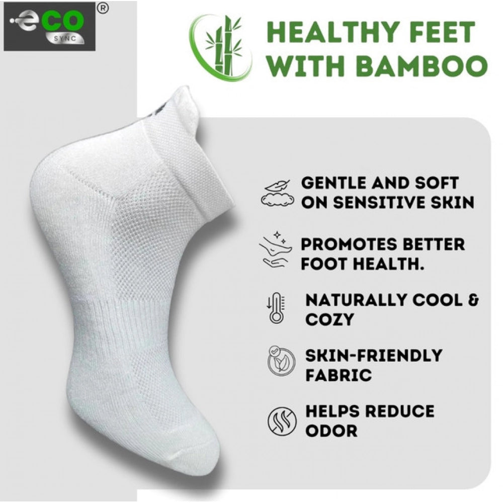 Generic 4_Pair Set Unisex Casual Cotton Printed Ankle Length Socks (Multicolor)