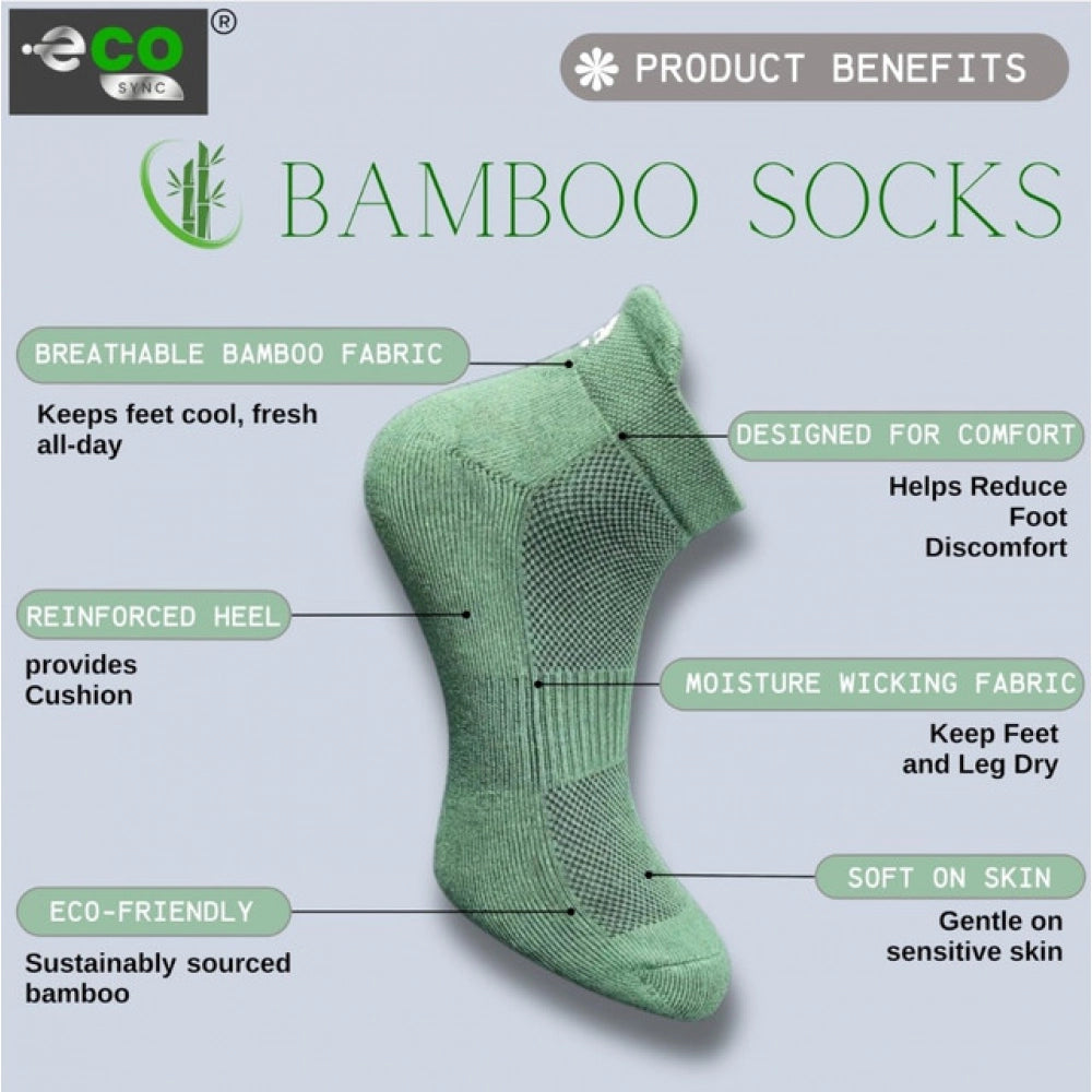 Generic 4_Pair Set Unisex Casual Cotton Printed Ankle Length Socks (Multicolor) Secondary image