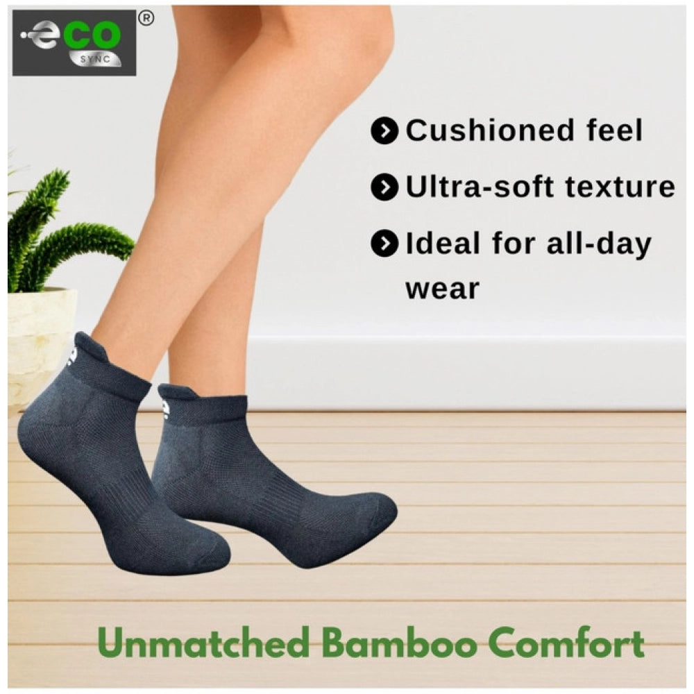 Generic 4_Pair Set Unisex Casual Cotton Printed Ankle Length Socks (Multicolor)