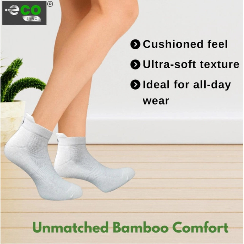 Generic 4_Pair Set Unisex Casual Cotton Printed Ankle Length Socks (Multicolor)