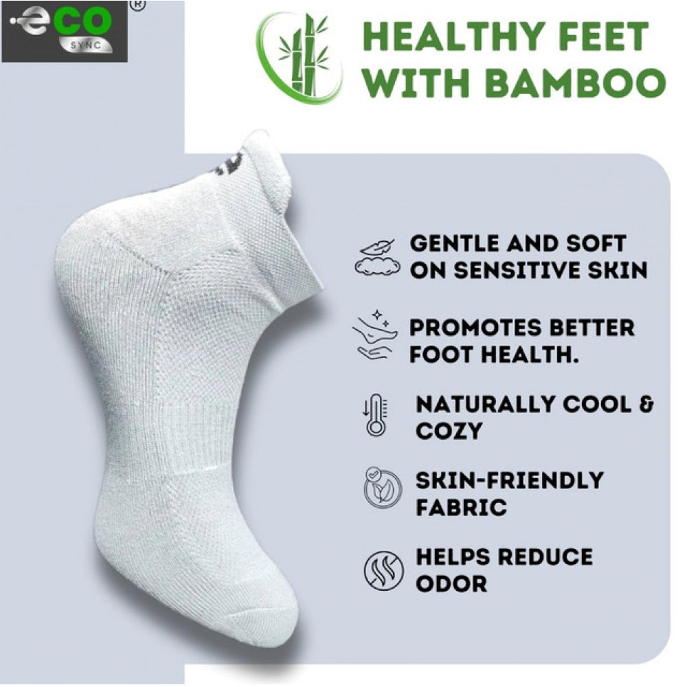 Generic 4_Pair Set Unisex Casual Cotton Printed Ankle Length Socks (Multicolor)