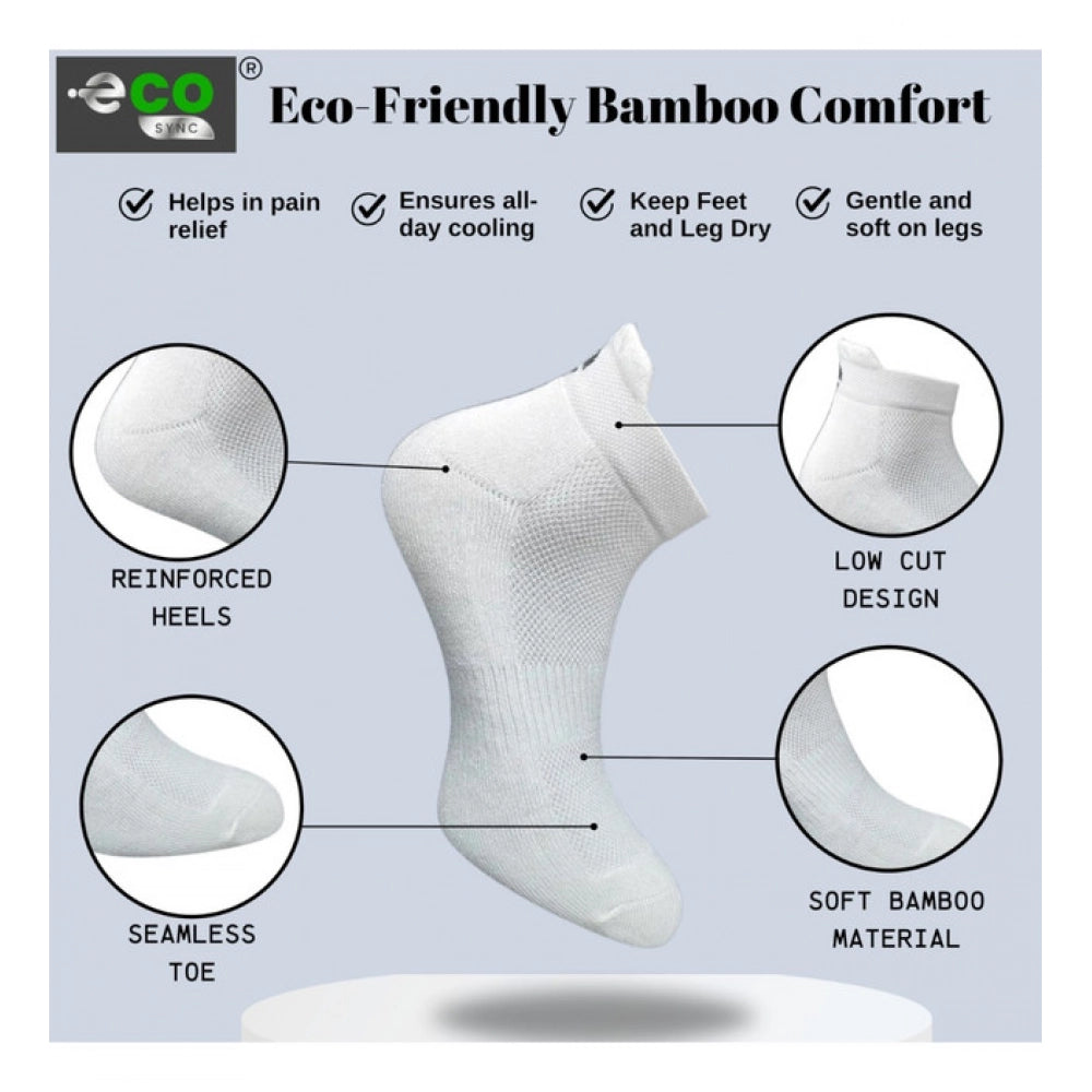 Generic 4_Pair Set Unisex Casual Cotton Printed Ankle Length Socks (Multicolor)