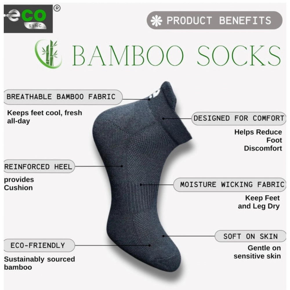 Generic 4_Pair Set Unisex Casual Cotton Printed Ankle Length Socks (Multicolor) Secondary image