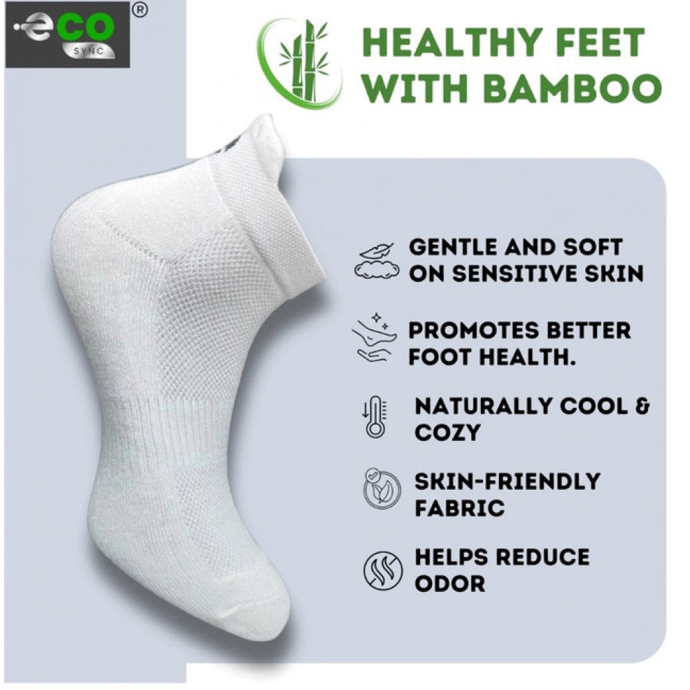 Generic 4_Pair Set Unisex Casual Cotton Printed Ankle Length Socks (Multicolor)