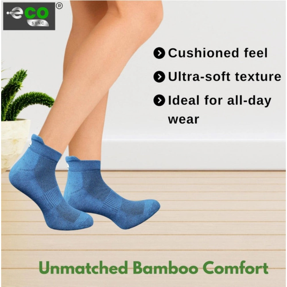 Generic 4_Pair Set Unisex Casual Cotton Printed Ankle Length Socks (Multicolor)