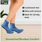 Generic 4_Pair Set Unisex Casual Cotton Printed Ankle Length Socks (Multicolor)