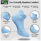 Generic 4_Pair Set Unisex Casual Cotton Printed Ankle Length Socks (Multicolor)