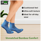 Generic 4_Pair Set Unisex Casual Cotton Printed Ankle Length Socks (Multicolor)