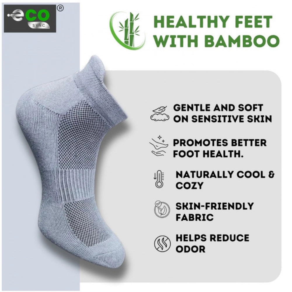 Generic 4_Pair Set Unisex Casual Cotton Printed Ankle Length Socks (Multicolor)