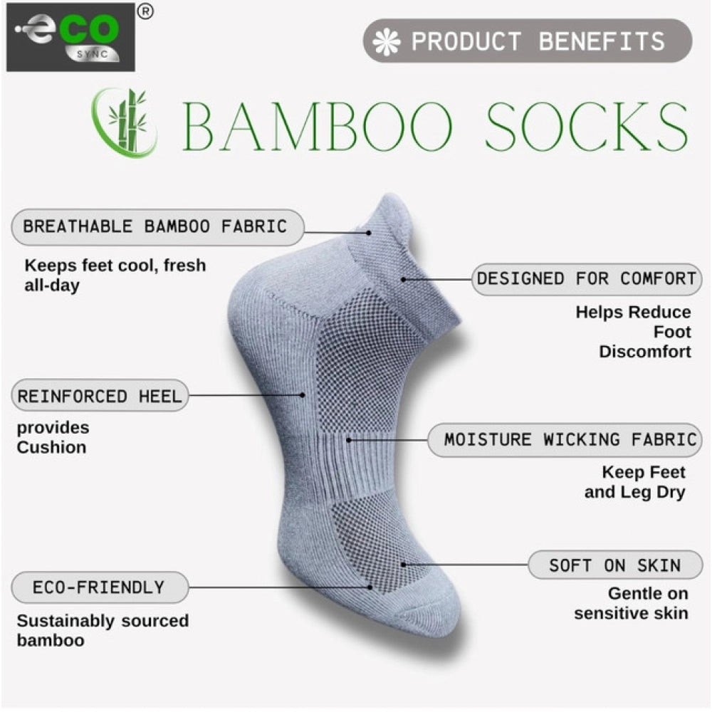 Generic 4_Pair Set Unisex Casual Cotton Printed Ankle Length Socks (Multicolor) Secondary image