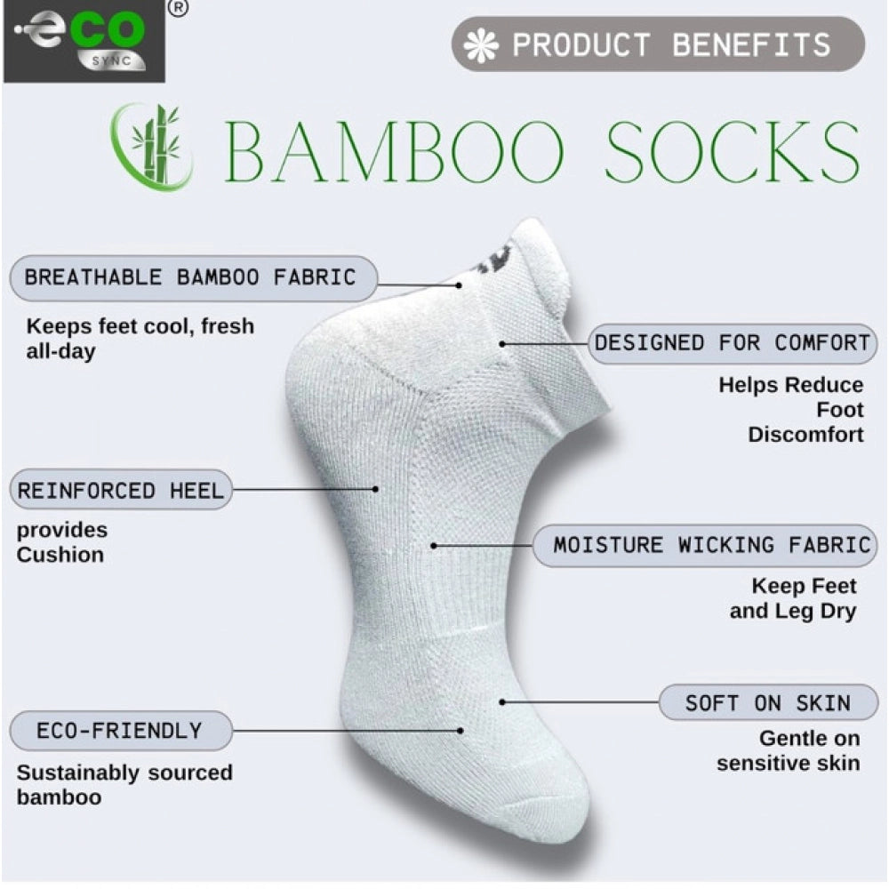 Generic 4_Pair Set Unisex Casual Cotton Printed Ankle Length Socks (Multicolor) Secondary image