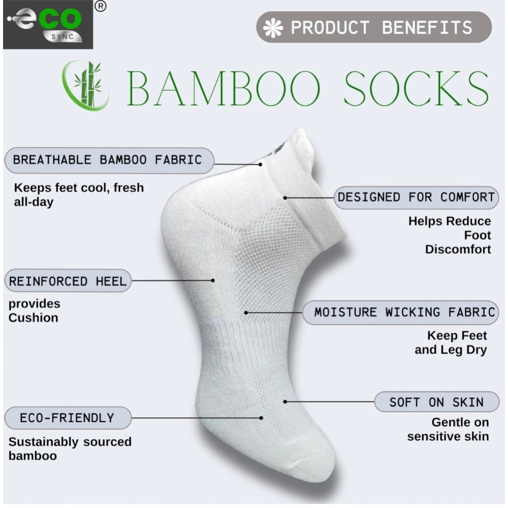 Generic 4_Pair Set Unisex Casual Cotton Printed Ankle Length Socks (Multicolor)