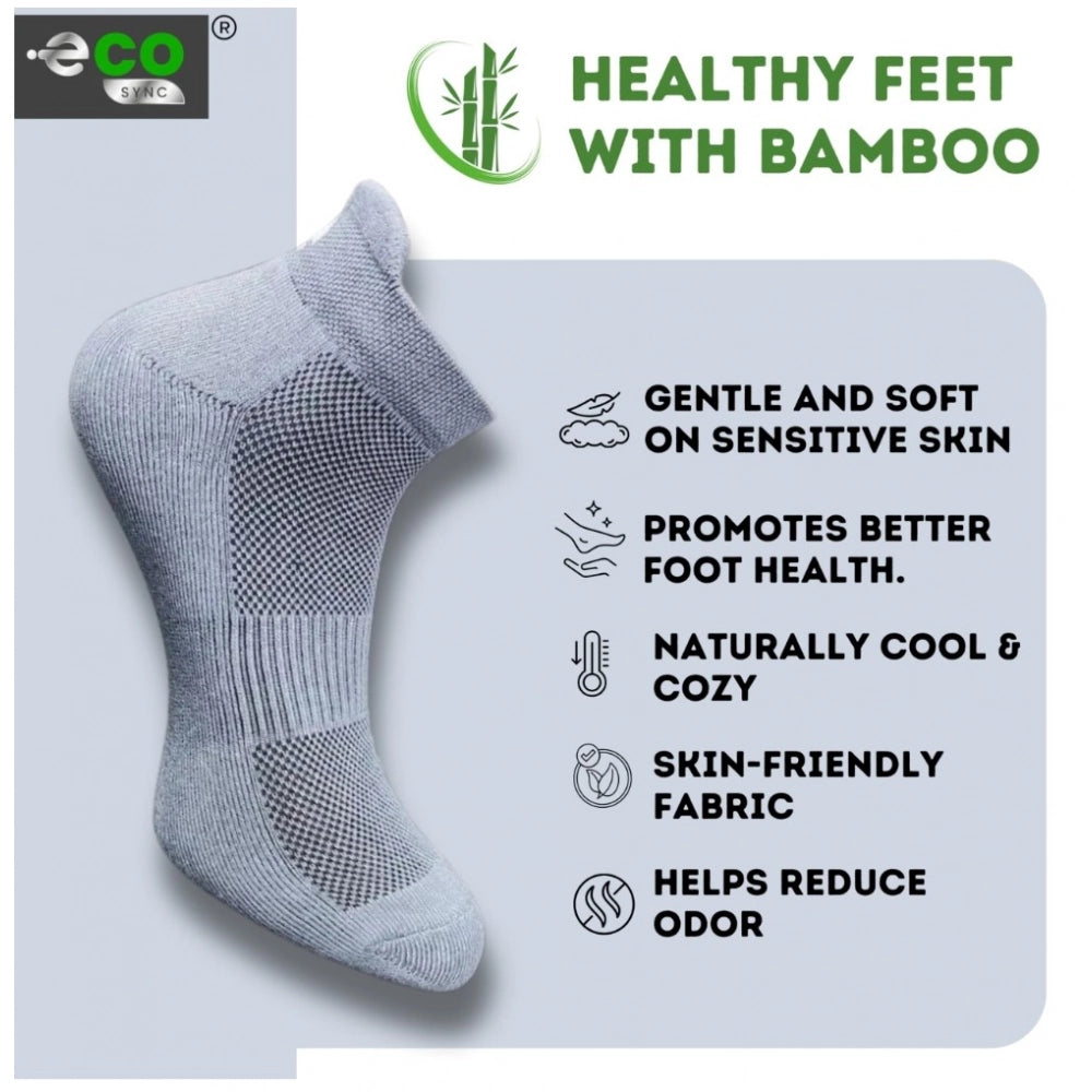 Generic 4_Pair Set Unisex Casual Cotton Printed Ankle Length Socks (Multicolor)