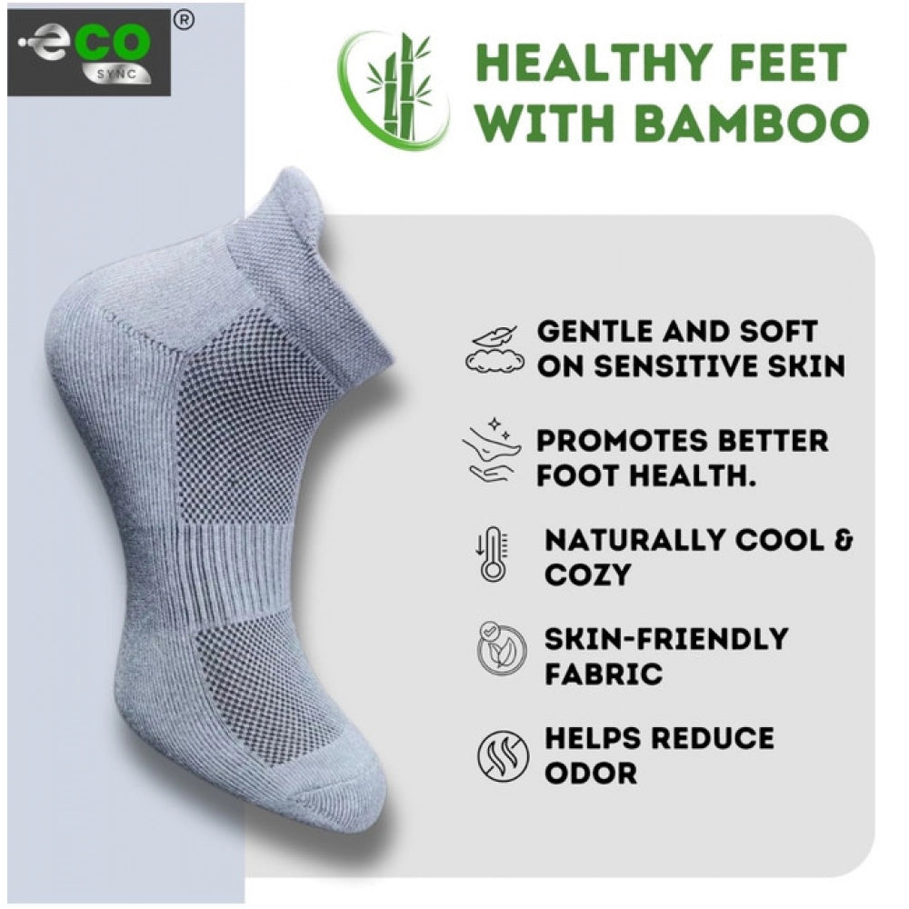 Generic 4_Pair Set Unisex Casual Cotton Printed Ankle Length Socks (Multicolor)