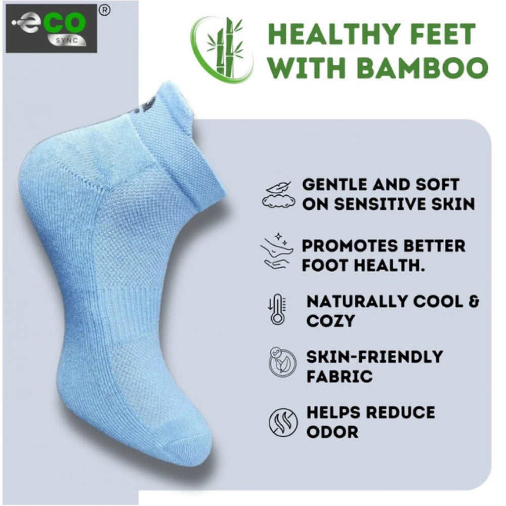 Generic 4_Pair Set Unisex Casual Cotton Printed Ankle Length Socks (Multicolor)