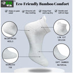 Generic 4_Pair Set Unisex Casual Cotton Printed Ankle Length Socks (Multicolor)