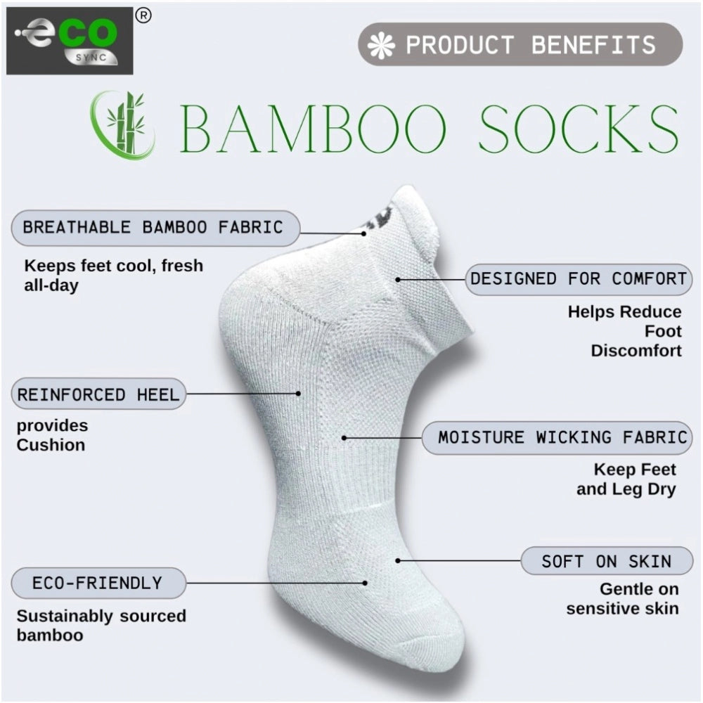 Generic 4_Pair Set Unisex Casual Cotton Printed Ankle Length Socks (Multicolor) Secondary image