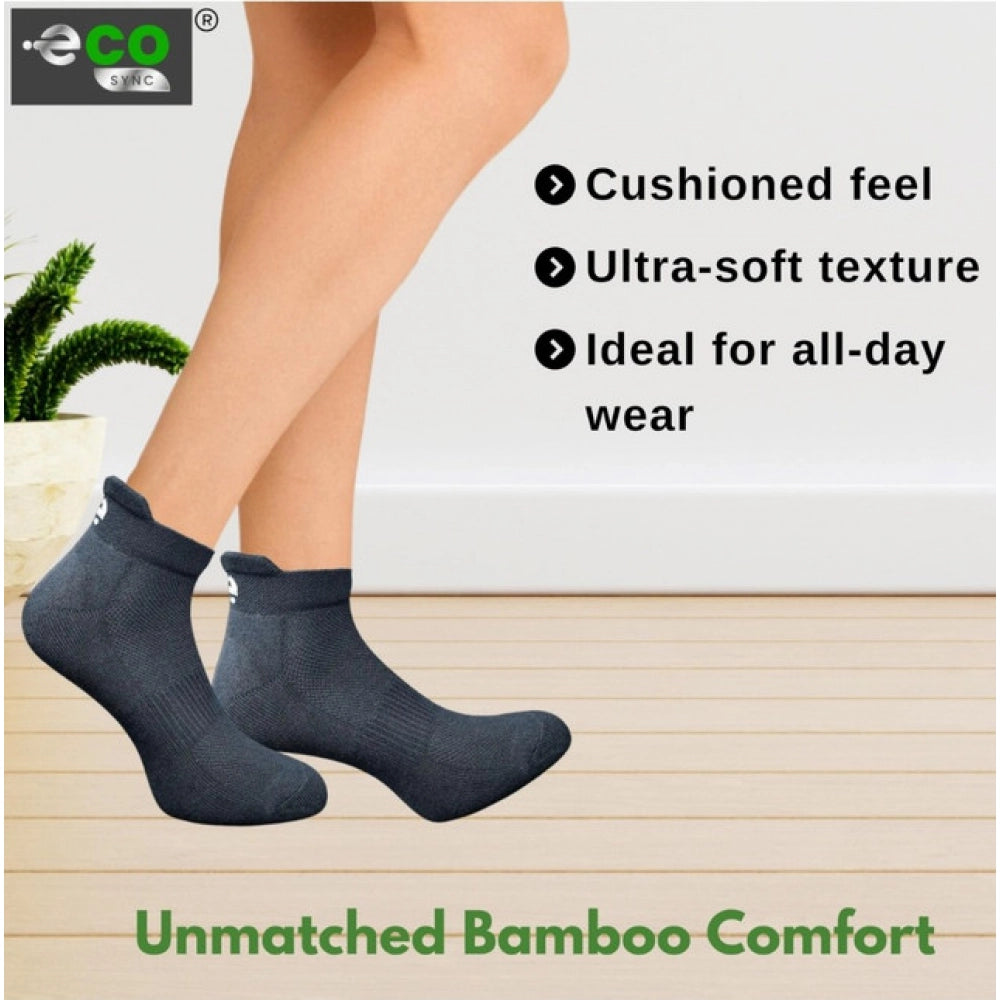 Generic 4_Pair Set Unisex Casual Cotton Printed Ankle Length Socks (Multicolor)